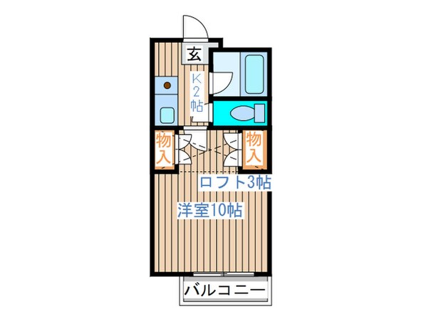 リバティ－ナインの物件間取画像